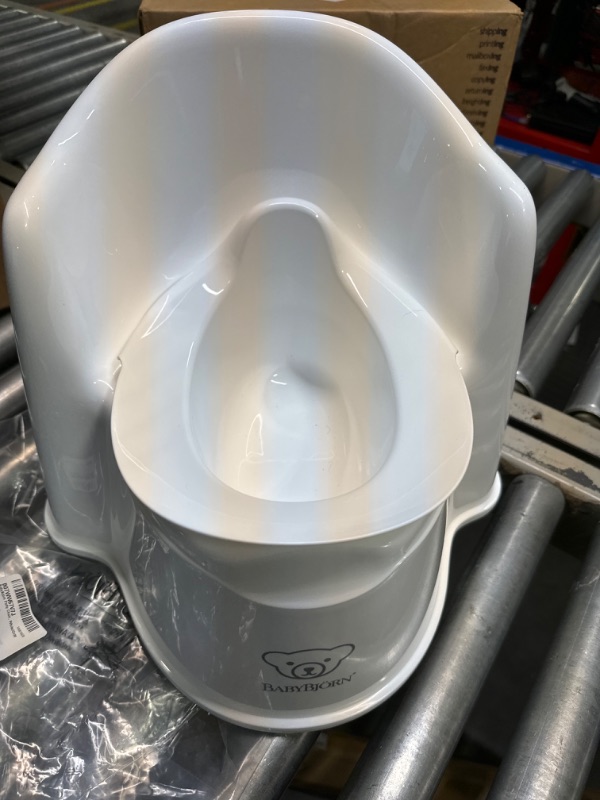 Photo 1 of BabyBjörn Potty Chair, White/Grey (Pack of 2)