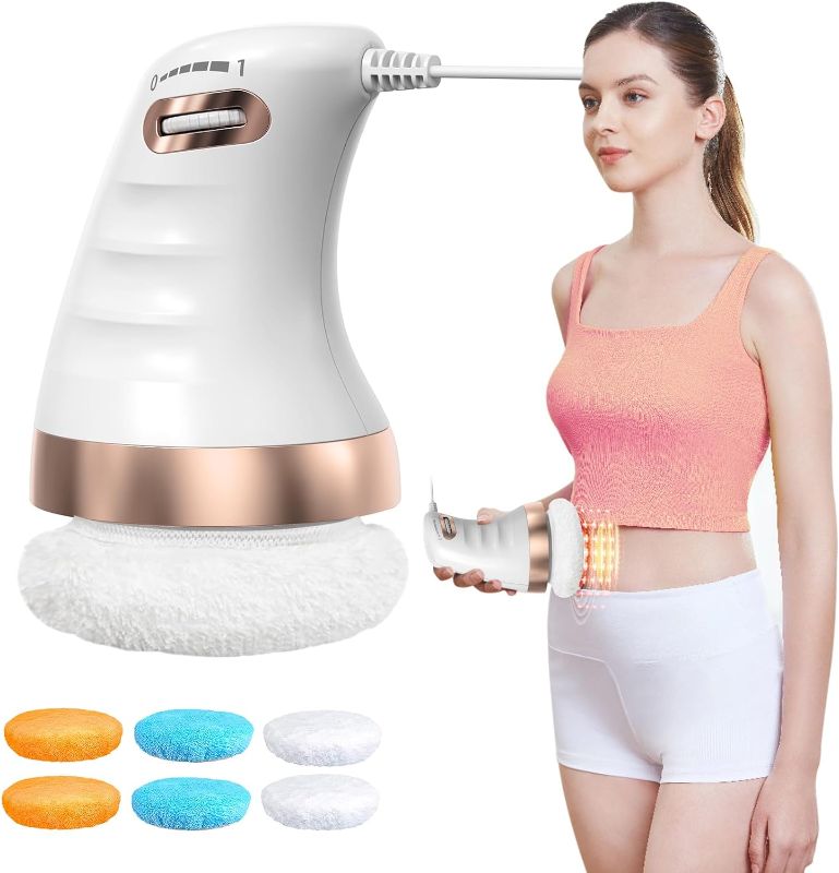 Photo 1 of ADBRIM Electric Cellulite Massager-Body Contouring Massager with 6 Skin-Friendly Pads, Handheld Body Massager for Toning The Abdomen, Legs, arms and Thighs