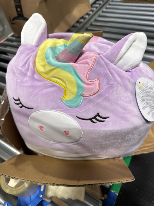 Photo 3 of Squishmallow Large 16" Silvia The Purple Unicorn - Official Kellytoy Plush - Soft and Squishy Unicorn Stuffed Animal Toy - Great Gift for Kids 16 Inch