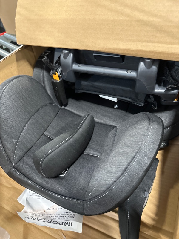 Photo 3 of Chicco KidFit ClearTex Plus 2-in-1 Belt-Positioning Booster Car Seat, Backless and High Back Booster Seat, for Children Aged 4 Years and up and 40-100 lbs. | Obsidian/Black KidFit Plus with ClearTex® No Chemicals Obsidian