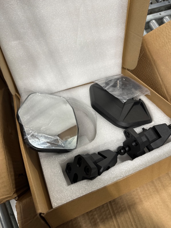 Photo 1 of KEMIMOTO UTV Rear View Side and Center Mirror, Steady Convex Wide View Break Away 360 Adjustable Heavy Duty, compatible with Can Am Defender & Defender Max HD5 HD8 HD9 HD10 Can Am Defender Accessories