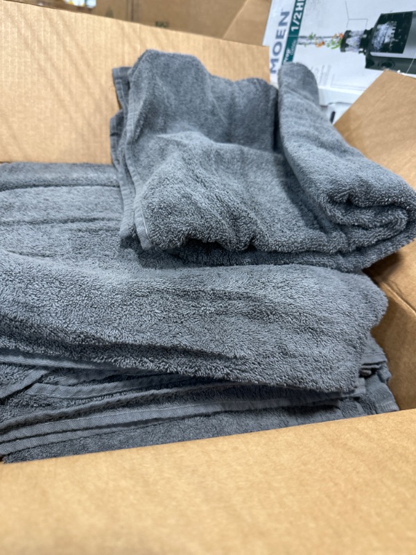 Photo 1 of 4 PACK GREY TOWELS