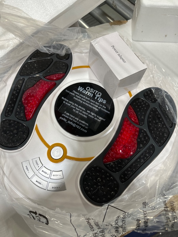 Photo 4 of OSITO Circulation System & Nerve Muscle Stimulator - Improves Foot Circulation and Neuropathy, Relieves Feet Legs Pains, Relaxes and Massages Body with TENS Unit & EMS, Clinical-Proven Effective
