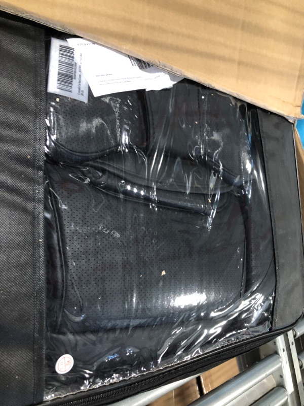 Photo 1 of Coverado Car Seat Covers 5 Pieces, Waterproof Nappa Leather Auto Seat Protectors Full Set with Head Pillow, Universal Car Interiors Fit for Most Sedans SUV Pick-up Truck, Black