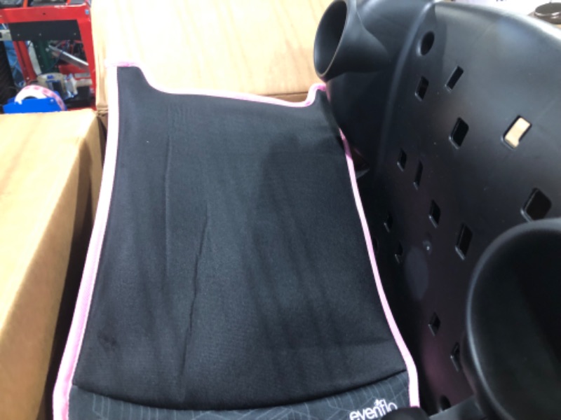 Photo 4 of Evenflo GoTime LX High Back Booster Car Seat High Back Terrain Pink