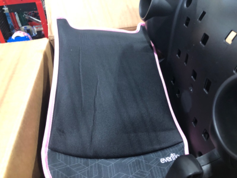 Photo 3 of Evenflo GoTime LX High Back Booster Car Seat High Back Terrain Pink