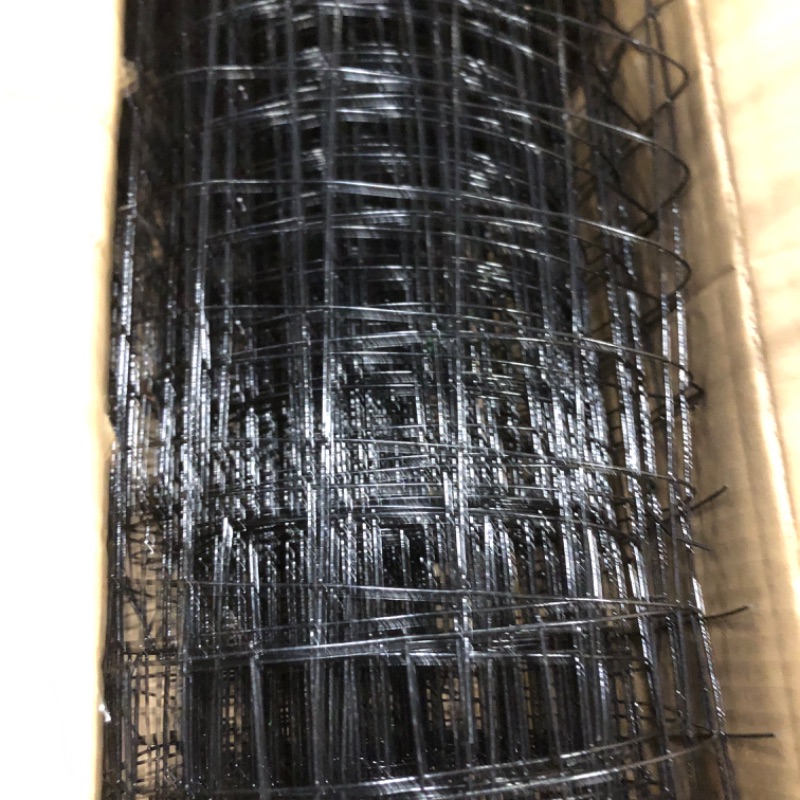 Photo 5 of 24'' x 50' 1.5inch Hardware Cloth 16 Gauge Black Vinyl Coated Welded Fence Mesh for Home and Garden Fence and Home Improvement Project