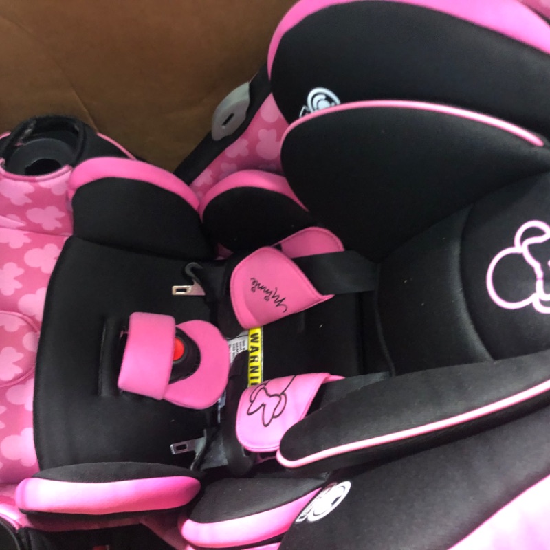 Photo 5 of Disney Baby Grow and Go All-in-One Convertible Car Seat, Rear-facing 5-40 pounds, Forward-facing 22-65 pounds, and Belt-positioning booster 40-100 pounds, Simply Minnie