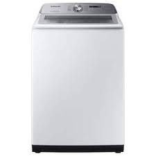 Photo 1 of Samsung 5-cu ft High Efficiency Impeller Top-Load Washer (White) ENERGY STAR
*per notes- no damage* -return type- scratch- unable to locate scratch*
