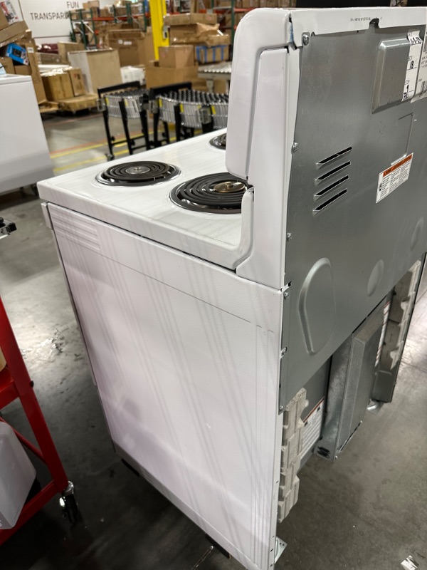 Photo 9 of Whirlpool 30-in 4 Elements 4.8-cu ft Freestanding Electric Range (White)
*unable to test* *damage listed- unable to locate*
