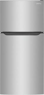 Photo 1 of Fridgedaire 30 in. 18.3 cu. ft. Top Freezer Refrigerator in Stainless Steel
*small dents infront*
