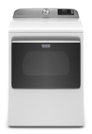 Photo 1 of Maytag SMART Capable 7.4-cu ft Smart Electric Dryer (White)
*minor scratches on front of product (view pictures)  *unable to test product- plug was unique*
