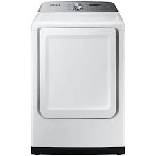 Photo 1 of Samsung 7.4-cu ft Electric Dryer (White)
*per notes no damage* *unable to test-plug unique*