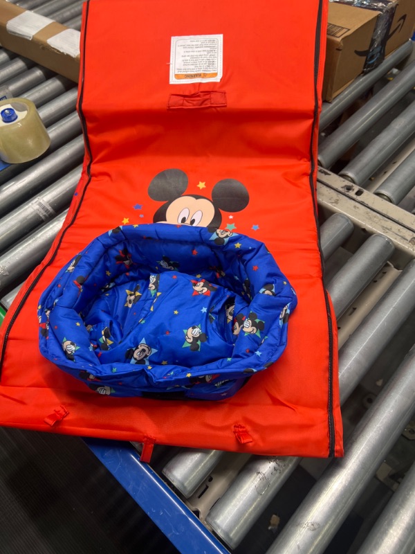 Photo 1 of Disney Mickey Mouse Sit N Play Portable Activity Seat for Babies by Delta Children – Floor Seat for Infants, 17.5x21x14 Inch (Pack of 1)