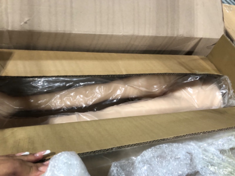 Photo 3 of 15.4 LB Sex Doll Full Size Sex Leg Torso Love Doll Masturbation Lifelike Pussy Ass with Vaginal Anal Sex Toy for Men (1-Flesh) (1-Flesh)