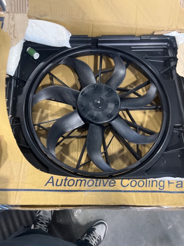 Photo 3 of TYC 622660 Cooling Fan Assembly Compatible with 2011-2020 Jeep Grand Cherokee Black