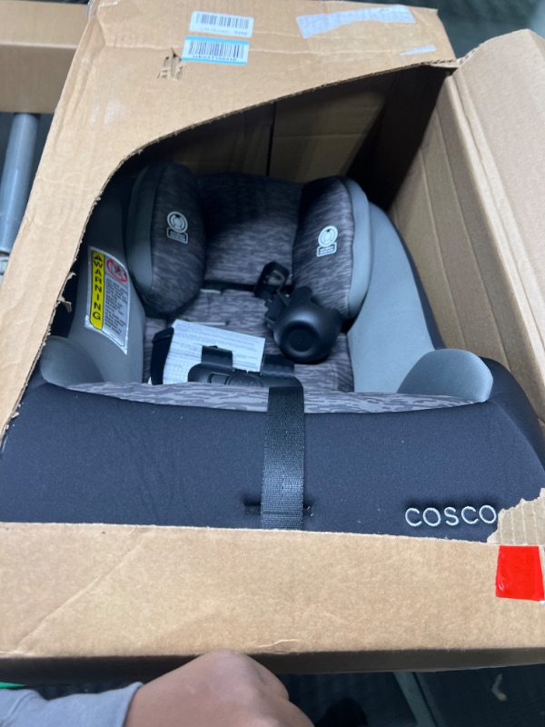 Photo 3 of Cosco Mighty Fit 65 DX Convertible Car Seat (Heather Onyx Gray)