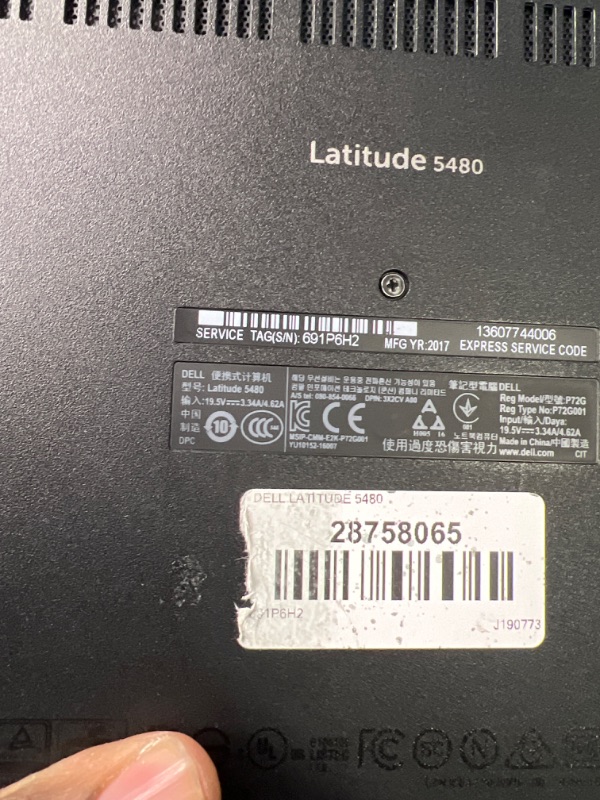 Photo 5 of Dell Latitude 5480 Business Laptop, 14 Inch HD, Intel Core 7th Generation i5-7300U, 8GB DDR4, 256GB SSD, Webcam, Windows 10 Pro (Renewed)