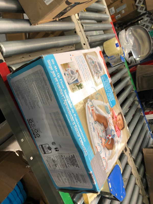 Photo 1 of Fisher-Price Portable Baby Chair Sit-Me-Up Floor Seat & Baby Playmat Deluxe Kick 