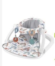 Photo 1 of Fisher-Price Portable Baby Chair Sit-Me-Up Floor Seat & Baby Playmat Deluxe Kick 
