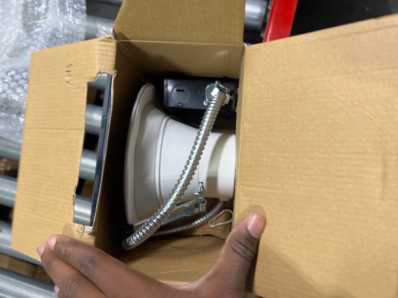 Photo 1 of LUXRITE 6 Inch Commercial LED Recessed Lighting with J-Box, 12/16/20W, 3 Color Selectable 3000K-5000K, 1140/1520/1900 Lumens, 0-10V Dimmable, 120-277V, Canless LED Downlight, IC Rated, Wet Rated