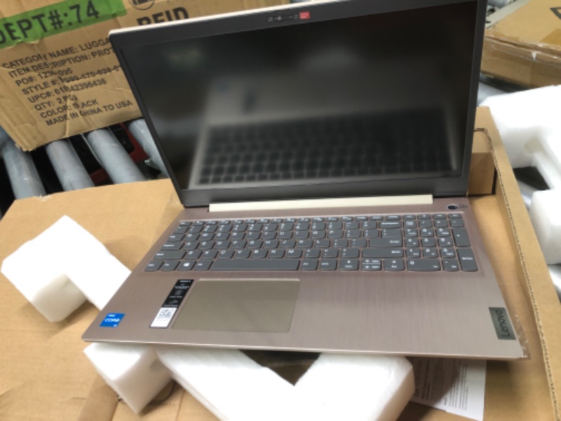 Photo 3 of Lenovo 2022 Newest Ideapad 3 Laptop, 15.6" HD Touchscreen, 11th Gen Intel Core i3-1115G4 Processor, 8GB DDR4 RAM, 256GB PCIe NVMe SSD, HDMI, Webcam, Wi-Fi 5, Bluetooth, Windows 11 Home, Almond
