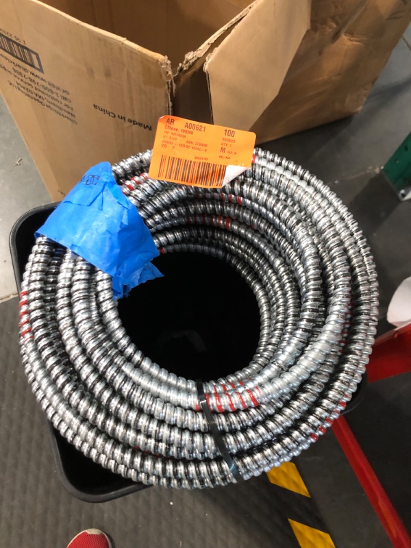 Photo 2 of 12/3 x 50 ft. BX/AC-90 Armored Electrical Cable