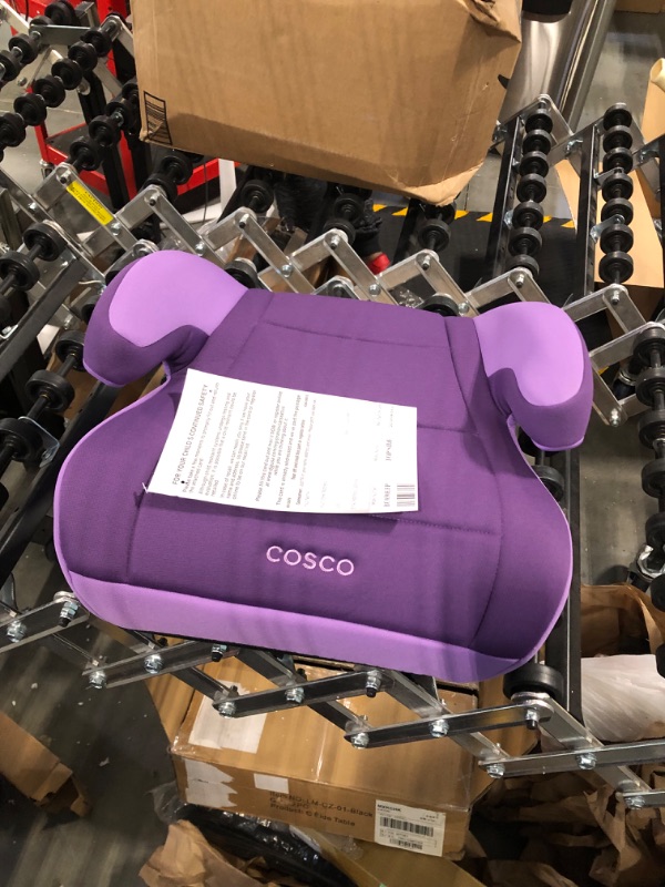 Photo 1 of Cosco Topside Booster Car Seat - Easy to Move, Lightweight Design (Grape), 1 Count (Pack of 1)