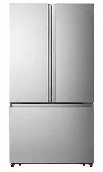 Photo 1 of Hisense 26.6-cu ft French Door Refrigerator with Ice Maker (Fingerprint Resistant Stainless Steel) ENERGY STAR
