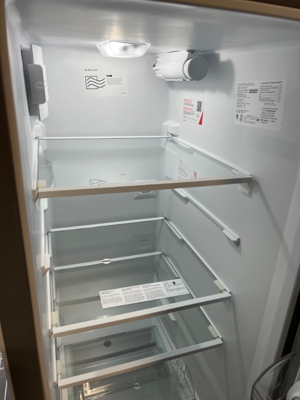 Photo 8 of Frigidaire 25.6-cu ft Side-by-Side Refrigerator with Ice Maker (Fingerprint Resistant Stainless Steel) ENERGY STAR
