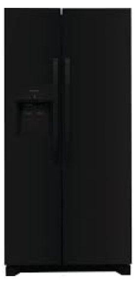 Photo 1 of Frigidaire 22.3-cu ft Side-by-Side Refrigerator with Ice Maker (Black) ENERGY STAR