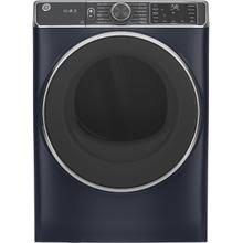 Photo 1 of GE 7.8-cu ft Stackable Steam Cycle Smart Electric Dryer (Sapphire Blue)
