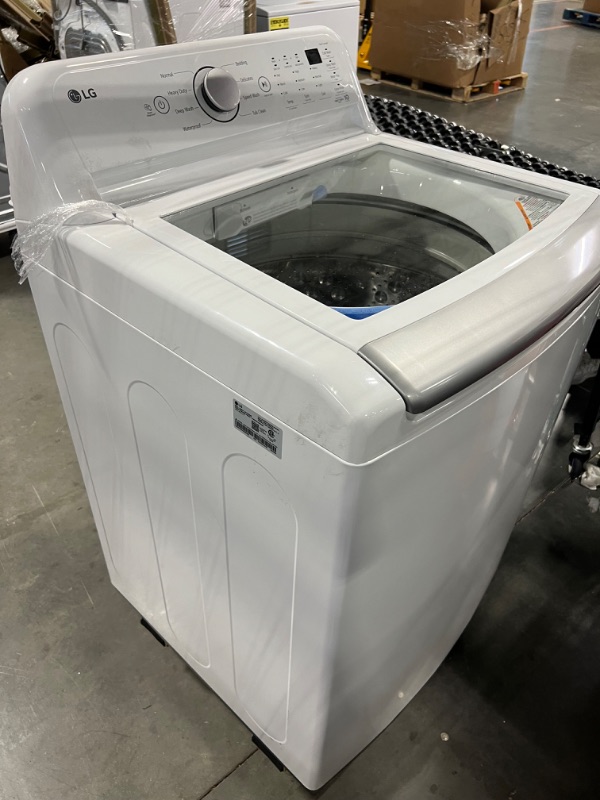 Photo 10 of LG ColdWash 5-cu ft High Efficiency Impeller Top-Load Washer (White) ENERGY STAR
