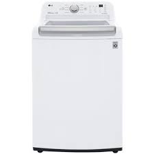 Photo 1 of LG ColdWash 5-cu ft High Efficiency Impeller Top-Load Washer (White) ENERGY STAR
