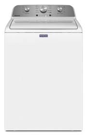 Photo 1 of Maytag 4.5-cu ft High Efficiency Agitator Top-Load Washer (White)
