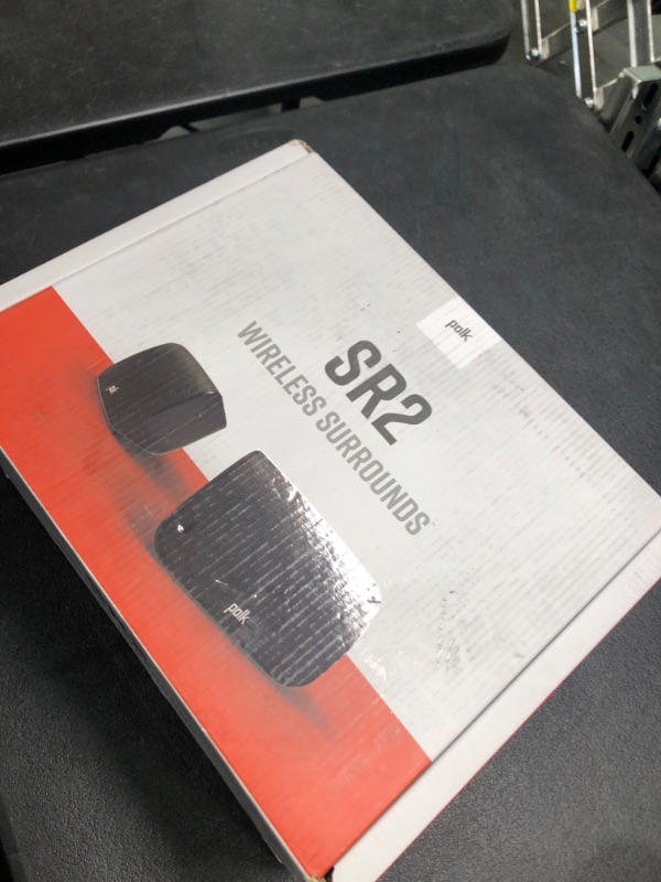 Photo 2 of Polk SR2 Wireless Surround Sound Speakers for Select Polk React and Polk Magnifi Sound Bars - Immersive Surround Sound, Easy Set Up, Multiple Placement Options, 2 Count (Pack of 1) Surround Speakers