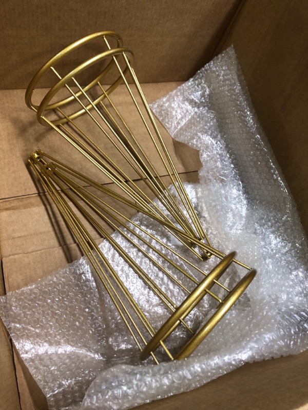 Photo 1 of 2 Gold Umbrella Stands