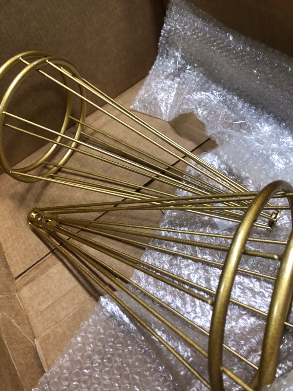 Photo 3 of 2 Gold Umbrella Stands