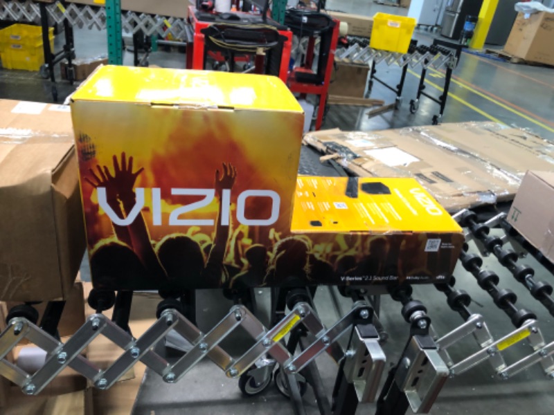 Photo 1 of VIZIO V-Series 2.1 Compact Home Theater Sound Bar with DTS Virtual:X, Bluetooth, Wireless Subwoofer, Voice Assistant Compatible, Includes Remote Control - V21t-J8 24-in Wireless Subwoofer 2.1