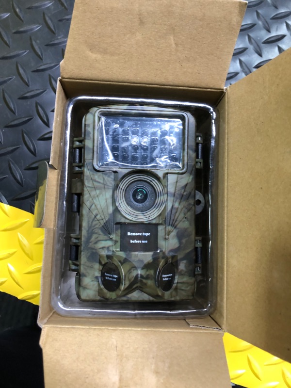 Photo 3 of Trail Camera - 4K 48MP Game Camera with Night Vision, 0.05s Trigger Motion Activated Hunting Camera, IP66 Waterproof, 130°Wide-Angle with 46pcs No Glow Infrared Leds for Outdoor Wildlife Monitoring. camouflage