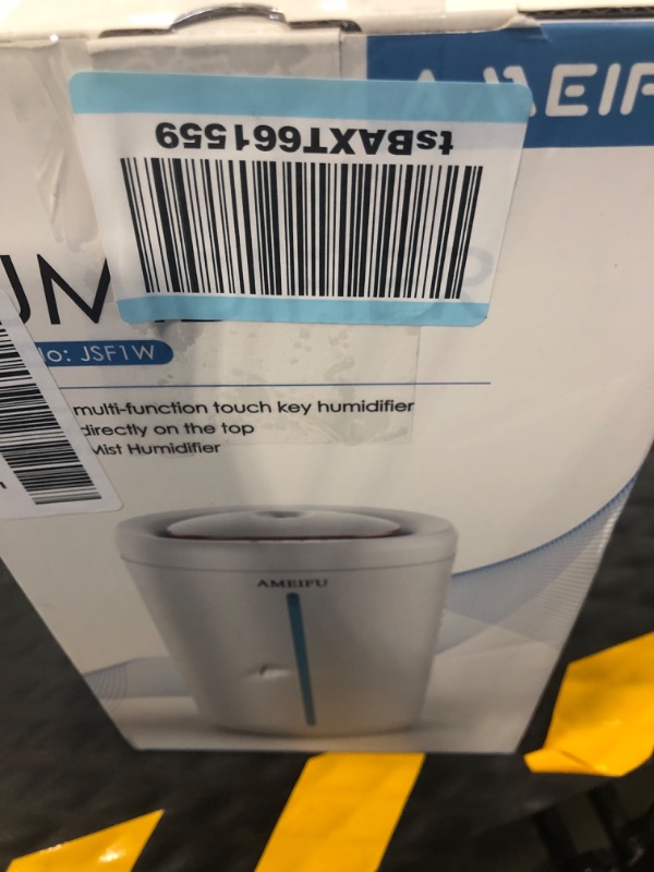 Photo 2 of 4.5L Humidifiers for Large Room Bedroom, AMEIFU Top Fill Humidifier, Quiet Cool Mist Humidifiers for Home,Pets, Baby, Plants, 40 Hours Run Time, Easy to Clean, Optional Blue Nightlight, Auto Shut OFF Off-white