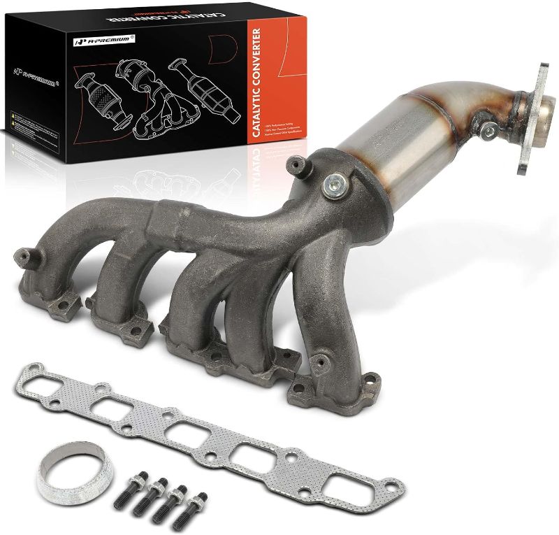 Photo 1 of A-Premium Front Exhaust Manifold Catalytic Converter Kit Direct-Fit Compatible with Chevy Colorado 2007-2012 & GMC Canyon 2007-2012 & Hummer H3 2007-2008 & Isuzu i-370 2007-2008, 3.7L, EPA Compliant
