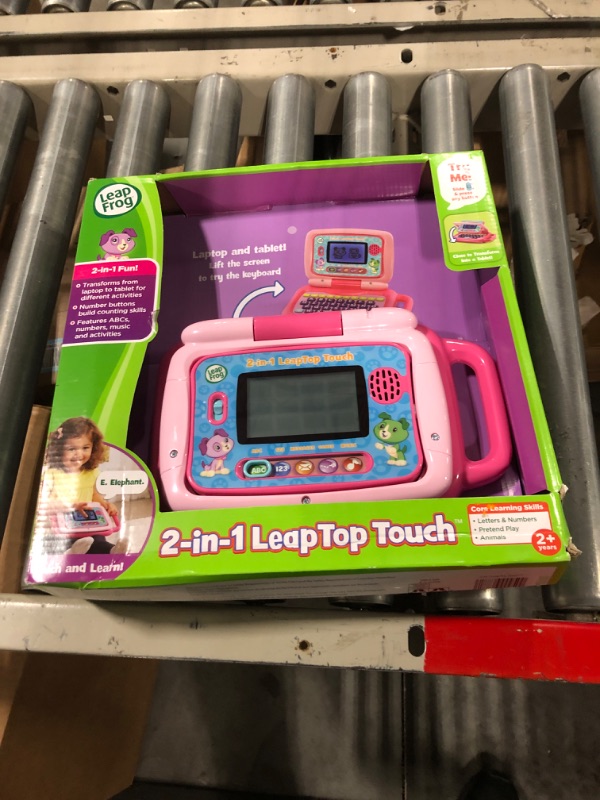 Photo 2 of LeapFrog 2-in-1 LeapTop Touch, Pink Pink Standard Packaging