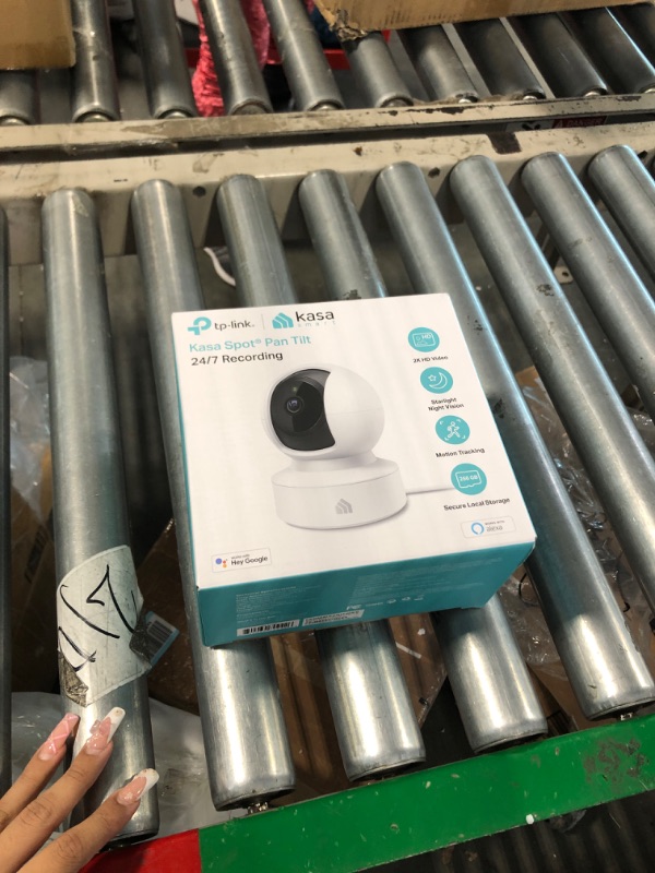 Photo 1 of Kasa Smart 2K Security Camera for Baby Monitor Pan Tilt, 4MP HD Indoor Camera with Motion Detection, Two-Way Audio, Night Vision, Cloud & SD Card Storage, Works with Alexa & Google Home (KC410S) Pan/Tilt Camera New 2K