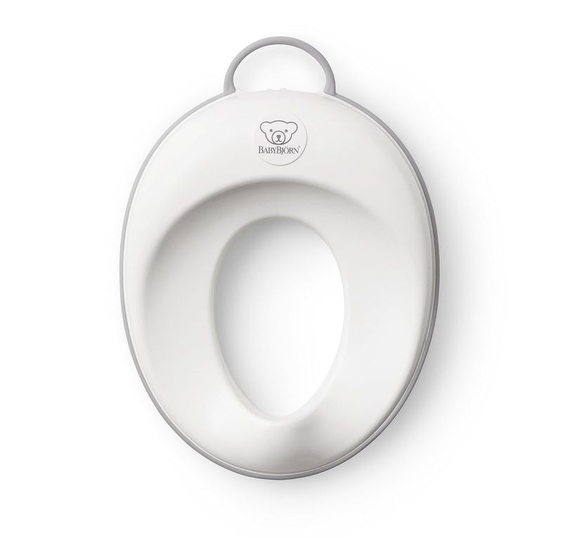 Photo 1 of BABYBJORN Toilet Trainer, White/Gray, 1 Count (Pack of 1)

