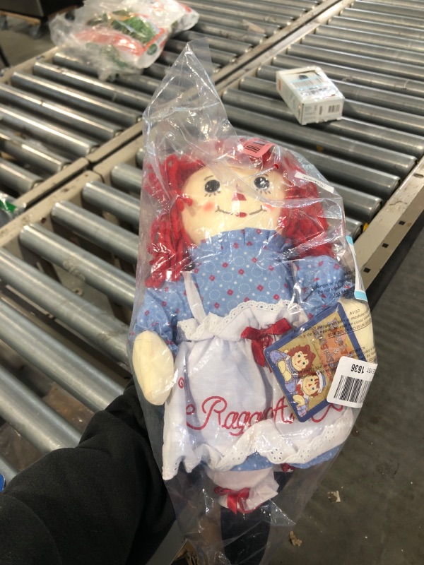 Photo 1 of Aurora Large Raggedy Ann Classic Raggedy Ann & Raggedy Andy Timeless Plush Toy Multi-Color 16"
