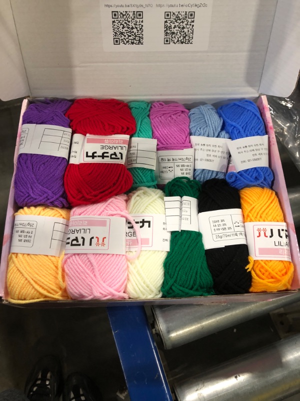 Photo 2 of  12 Colors Crochet Yarn Balls,