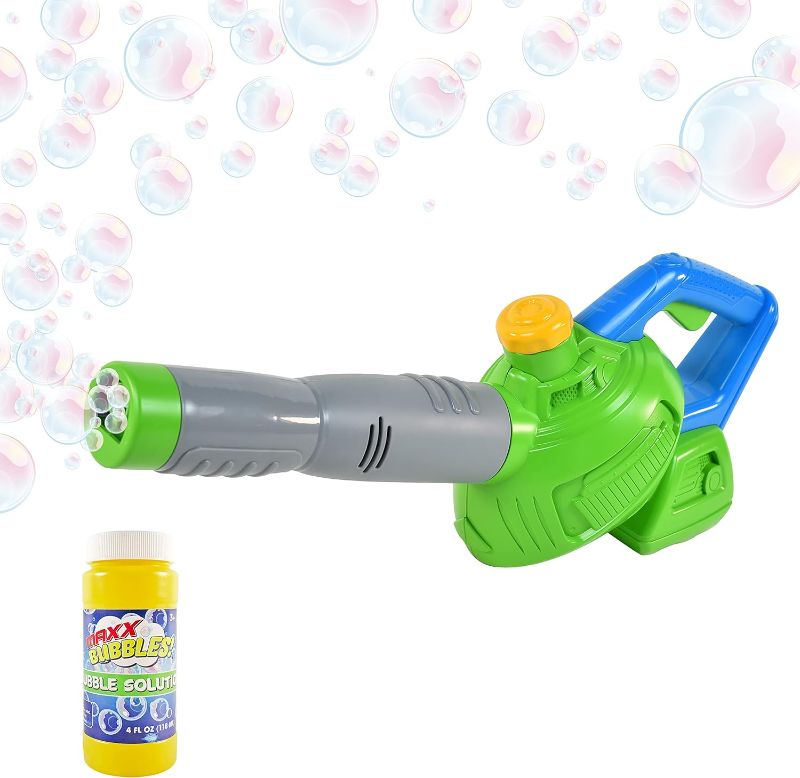 Photo 1 of Bubbles Toy Bubble Leaf Blower  – Bubble Toys for Boys and Girls - Outdoor Summer Fun for Kids and Toddlers - Sunny Days Entertainment