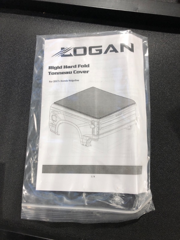 Photo 4 of Logan Light Weight Hard Fold for 2017-2023 Honda Ridgeline,Hard Folding Tonneau Cover Compatible with 2017 2018 2019 2020 2021 2022 2023 Honda