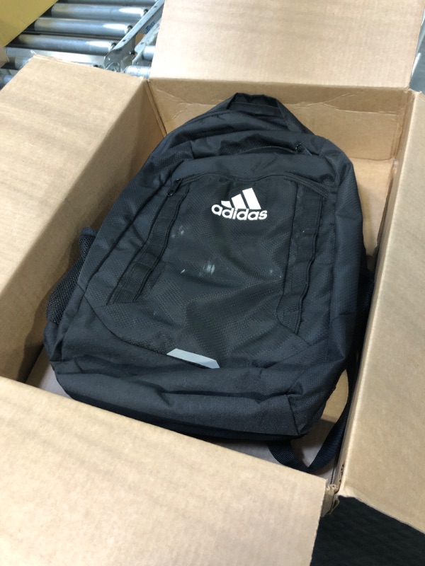 Photo 2 of adidas Unisex-Adult Excel Backpack, Black/White, One Size One Size Black/White